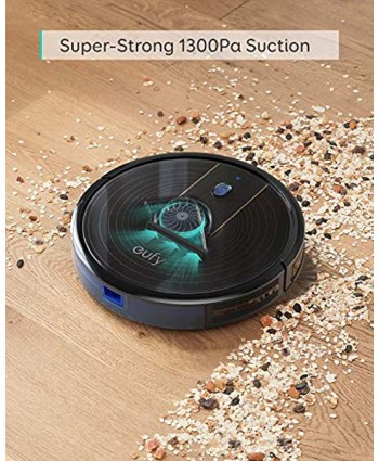 eufy by Anker BoostIQ RoboVac 15C Wi-Fi Upgraded Super-Thin 1300Pa Strong Suction Quiet Self-Charging Robotic Vacuum Cleaner Cleans Hard Floors to Medium-Pile Carpets Black