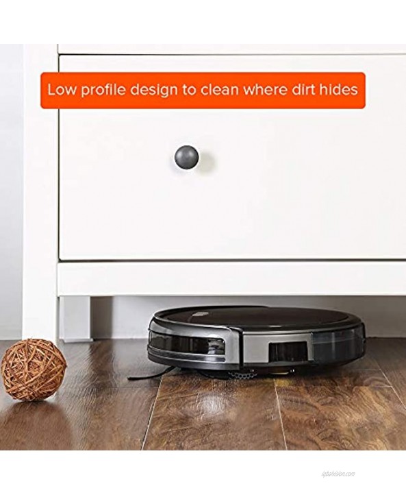 ILIFE A4s Robot Vacuum Cleaner with Strong Suction over 100mins Run time Self-charging Slim Quiet Ideal for Hard Floors to Medium Carpets