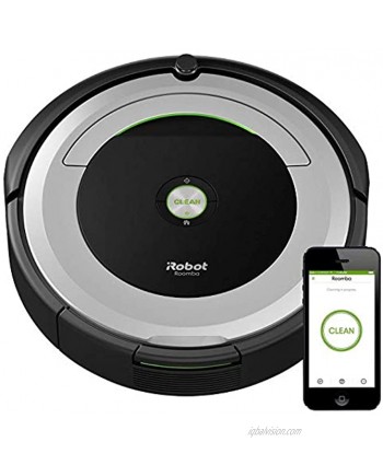 iRobot Roomba 690 Robot Vacuum-Wi-Fi Connectivity Works with Alexa Good for Pet Hair Carpets Hard Floors Self-Charging