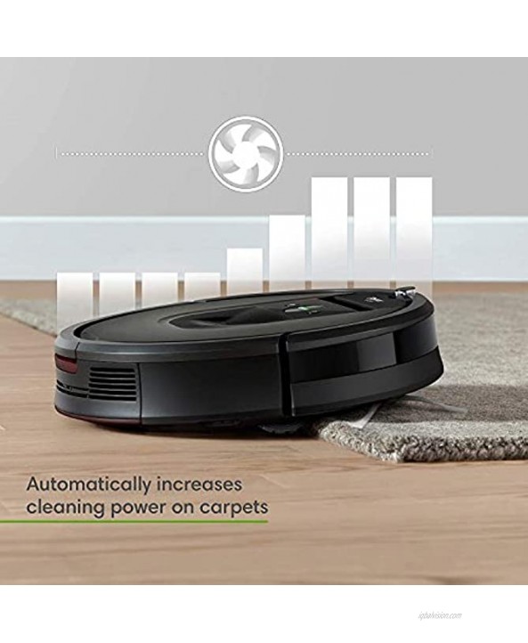 iRobot Roomba 981 Wi-Fi Connected Mapping Robot Vacuum Compatible with Alexa Ideal for Pet Hair Carpets Hard Floors Gray iPuzzle 6 Colors Microfiber Cleaning Cloths