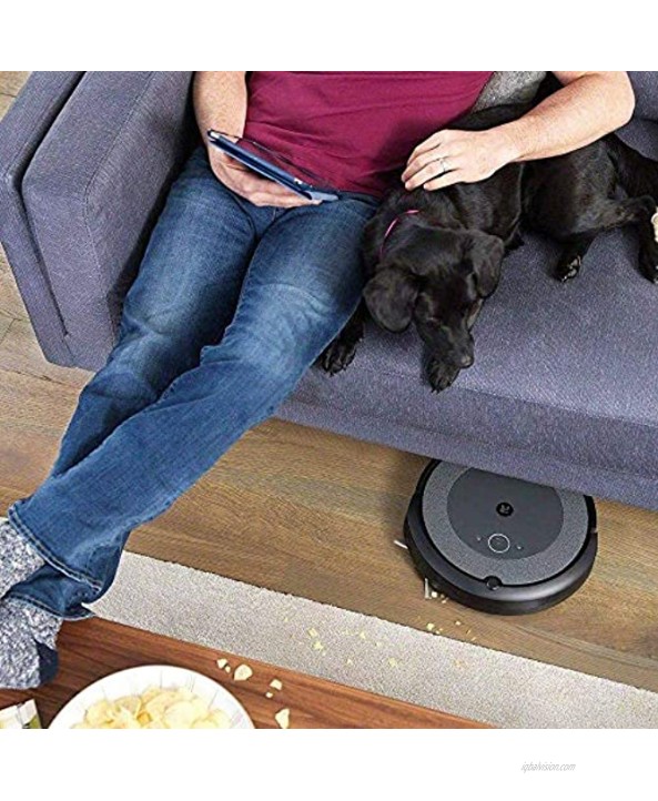 iRobot Roomba i3+ 3550 Robot Vacuum with Automatic Dirt Disposal Disposal Empties Itself Wi-Fi Connected Mapping Compatible with Alexa Ideal for Pet Hair Carpets +2 Dirt Disposal Bags