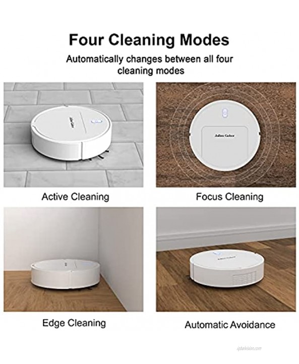 Jallen Gabor Robot Vacuum for All Hard Floors. Super Slim Light Weight and Rechargeable. This Robotic Sweeping Cleaning Robot Makes Your Life Easier Cleaner and Healthier!