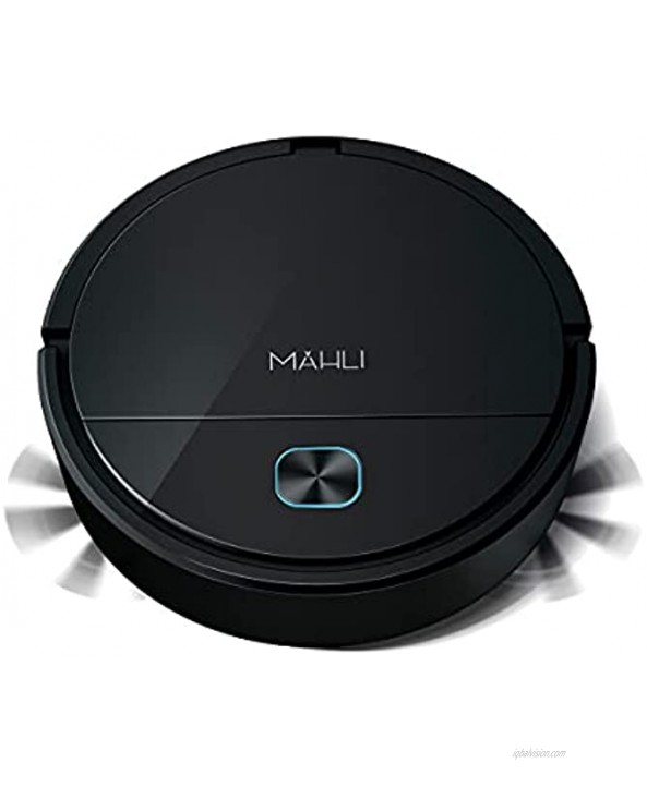 Mahli Robotic 3-in-1 Vacuum Cleaner for Hardwood Floors Tiles Carpet Home and Office Black