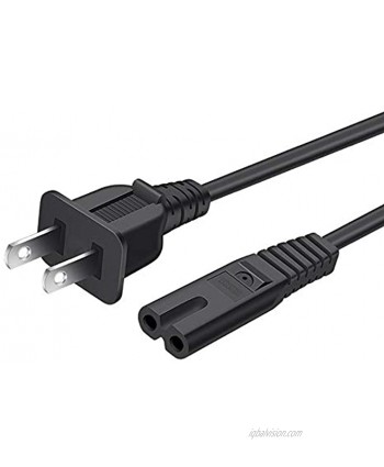 Power Cord Replacement for iRobot Roomba [UL Listed] 5FT Extension for iRobot Roomba Integrated Home Base Charging Dock 500 600 700 800 900 Series 2Prong 18AWG Power Cord Cable