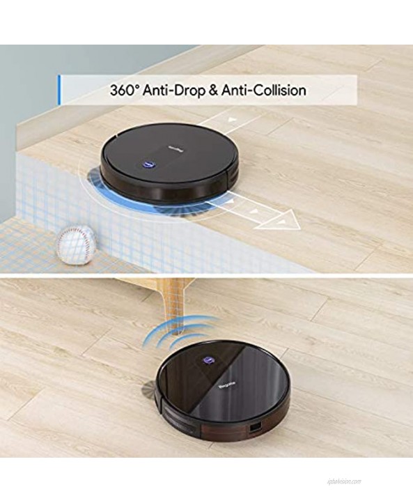 Robot Vacuum Max Suction 2.7 Robotic Vacuum Cleaners Super Thin & Powerful Battery Life with Large Dust Bin Daily Schedule Self-Charging Robot Vacuums Ideal for Pet Hair Carpet Hardwood Floors