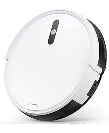 Robotic Vacuum Cleaner 1500Pa Powerful Suction Robot Vacuum Super Thin Automatic Vacuum Cleaner Robot Ideal for Pet Hair Low-Pile Carpets & Most Floor Types