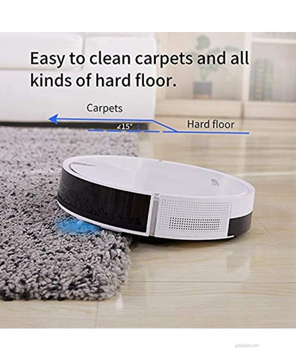 ROMTOS X5 Robot Vacuum and Mop Cleaner,Electric Water Tank 2 in 1 2000Pa Suction Sweeping and Mopping Vacuuming,APP Control Self-Charging