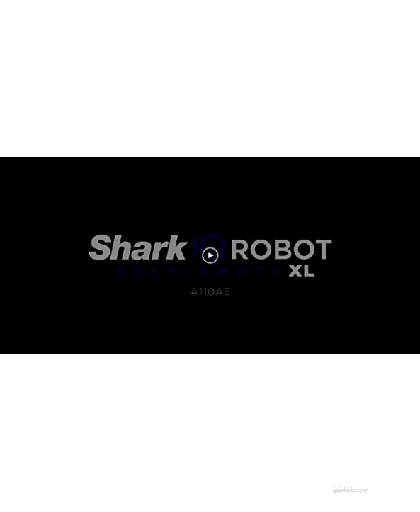 Shark AV1010AE IQ Robot Vacuum with XL Self-Empty Base Advanced Navigation Mapping Wifi & Alexa Multi-Surface Brushroll Carpet & Hard Floor Multi-Stage Filtration for Pets Dander & Dust Black