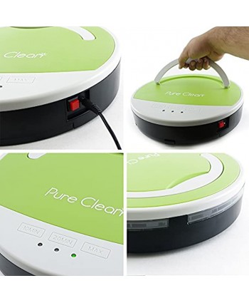 Smart Robot Vacuum Sweeper Cleaner Automatic Multi-Surface Floor Cleaner Self-Programmed Cleaning Path Navigation and Built-in Rechargeable Battery Hassle-free and Wireless Performance PUCRC15