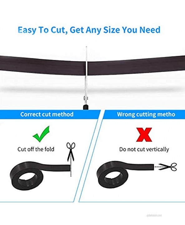 TECBOT Boundary Markers Strips Magnetic Tape Compatible with Eufy Neato Shark ION Robot Vacuum Cleaners 3.28 Feet