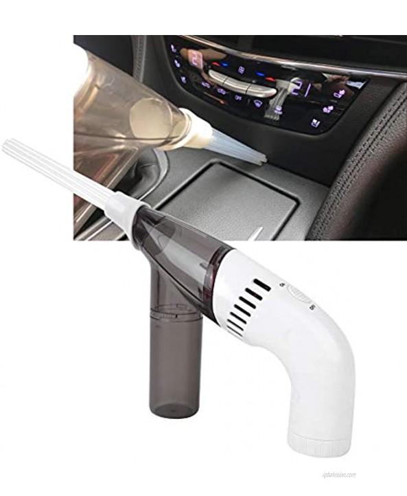 bizofft Desktop Cleaner Mini Cordless Hand Vacuum Portable Dust Collector for Car Home Pet Hair OfficeGray