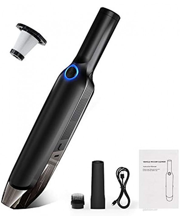 Covoi Cordless Handheld Car Vacuum Cleaner 8000PA High Power Strong Suction Rechargeable Washable Handheld Vacuum Cleaners for Home Car Office Pet Hair Carpet Cleaning