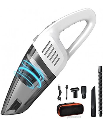 EASIREACH Handheld Vacuum Cleaner Handheld Vacuum Cordless 120W High Powerful Suction Quick Charge 8.5Kpa Strong Suction Stainless Steel Filter