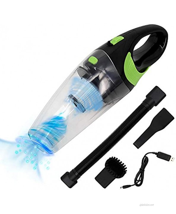 HiKiNS Handheld Car Vacuum Cleaner Vacuum Cordless with Quick Charger Tech Portable 120W Strong Suction Wet Dry Use Vac for Home,Car,Office Pet Hair Cleaning