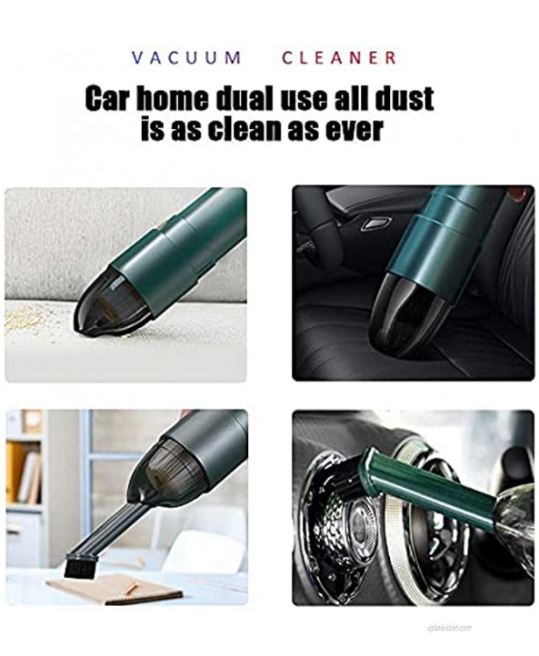 KeepTpeeK Handheld Computer Vacuum Hand Vacuum Cordless Rechargeable Portable Car Vacuum Washable for Home Office Travel and Car