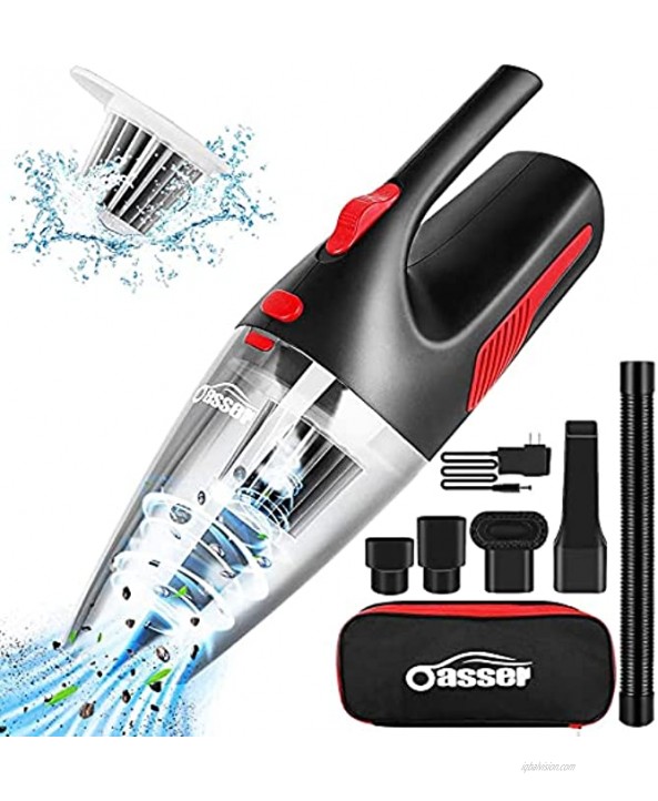 Oasser V1 Handheld Vacuum Cordless Vacuum Cleaner Car Vacuum Wet Dry Stainless Steel Filter 7600Pa 100W