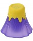 Smaani Microwave Oven Cleaner Erupting Volcano Shape Steam Cleaner Quality Volcano Microwave Oven Cleaner Kitchen Gadget in Minutes Cleaning Tool Home Kitchen Purple