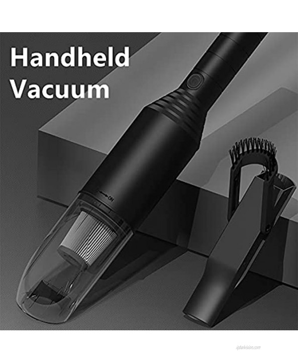 Vecigan Handheld Vacuum High Power Portable Car Vacuum Hand Held Vacumn Cleaners by Rechargeable Quick Charge Tech Strong Suction Hand Vacuum for Pet Hair Home Office and Car