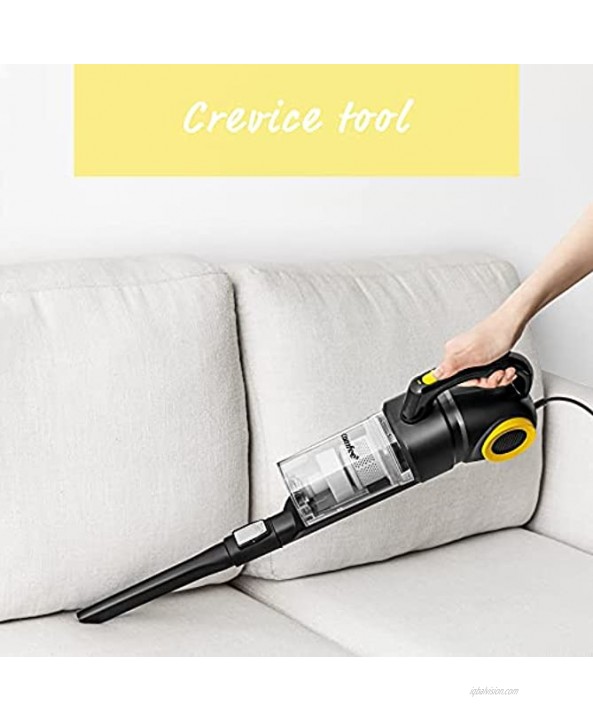 COMFEE' 20S 3 in 1 Lightweight Stick Vacuum Cleaner Powerful Suction Corded Handheld Vac for Pet Hair