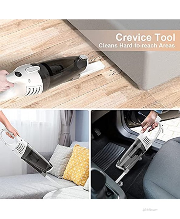 Corded Vacuum Cleaner,2 in 1 Swivel Ultra Lightweight Handheld Vacuum Cleaner,15KPa 800W Powerful Suction Stick Vacuum with Crevice,1.2L Dust Cup Upright Vacuum Cleaner for Car Pet Hard Floor