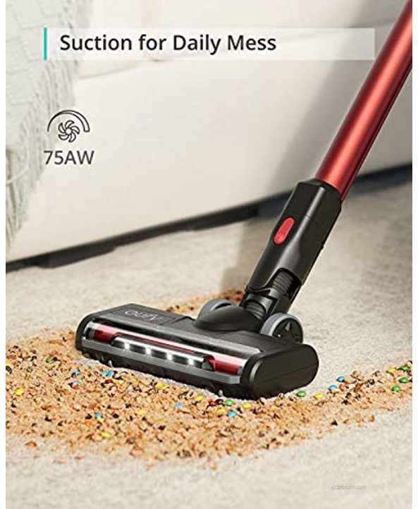 eufy by Anker HomeVac S11 Lite Cordless Stick Vacuum Cleaner Lightweight Stylish and Cordless Design Versatile Attachments Perfect for Pet Owners for Carpet and Hard Floors