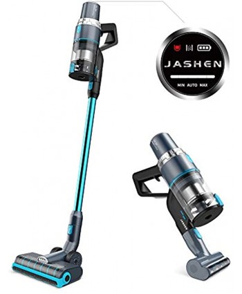 JASHEN V18 Cordless Vacuum Cleaner with Auto Mode Lightweight Stick Vacuum Cleaner 350W Suction 4-in-1 Cordless Vac for Hard Floor Tile Laminate Carpet