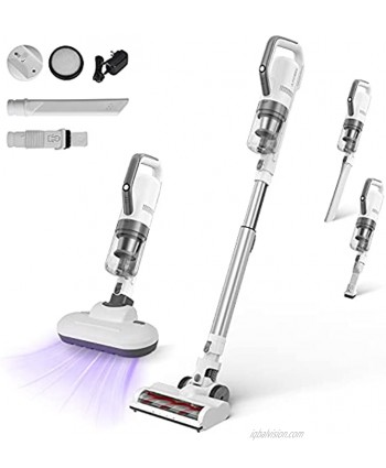 Stick Vacuum Cleaner Cordless 21 Kpa Powerful Suction 25 min Runtime 4 in 1 Lightweight Handheld Vacuum Cleaner for Carpet Hard Floor Pet Hair H21S