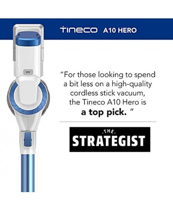 Tineco A10 Hero Cordless Stick Handheld Vacuum Cleaner Super Lightweight with Powerful Suction for Carpet Hard Floor & Pet Space Blue