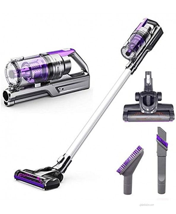 VViViD REV Bigfoot Turbo Purple Cordless Stick Vacuum Cleaner w Lithium Ion Battery