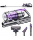 VViViD REV Bigfoot Turbo Purple Cordless Stick Vacuum Cleaner w Lithium Ion Battery