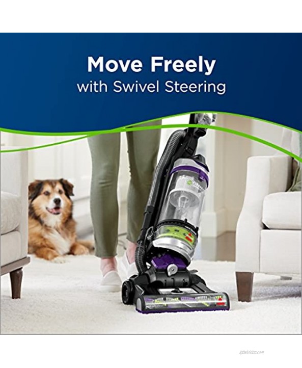 Bissell 22543 Clean view Swivel Rewind Pet Vacuum And Carpet Cleaner Purple