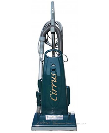 Cirrus CR79 Performance Bagged Upright Vacuum Cleaner | 33' Power Cord Metal Telescopic Wand 14" Brushroll Auto Height Adjuster and Rug Floor Selector | Electrostatic Filtration with HEPA Bag