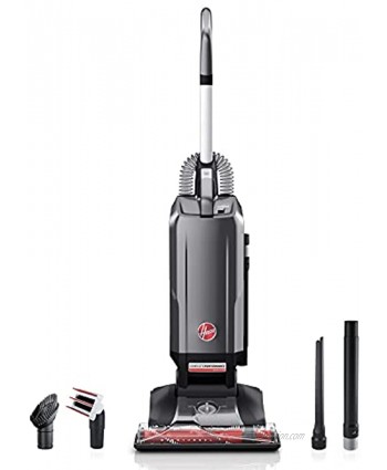Hoover Pet Kit Corded Bagged Upright Vacuum Cleaner with HEPA Filter UH30650 Grey Complete Performance Advanced