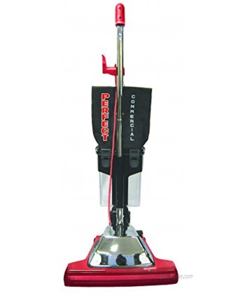 Perfect Products P106 Commercial Wide Area Dirt Cup Upright Vacuum Stainless