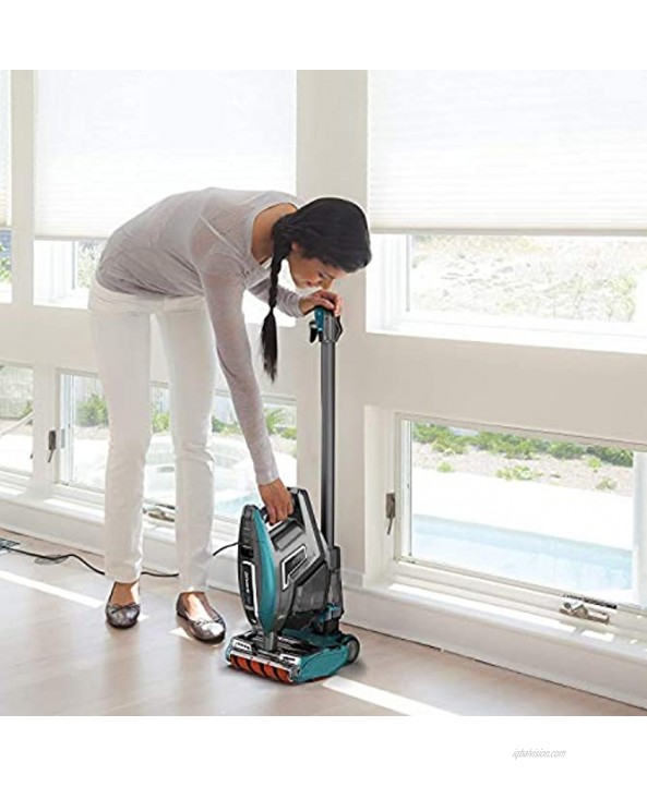 Shark APEX DuoClean with Zero-M No Hair Wrap ZS362 Stick Vacuum Forest Mist Blue Renewed