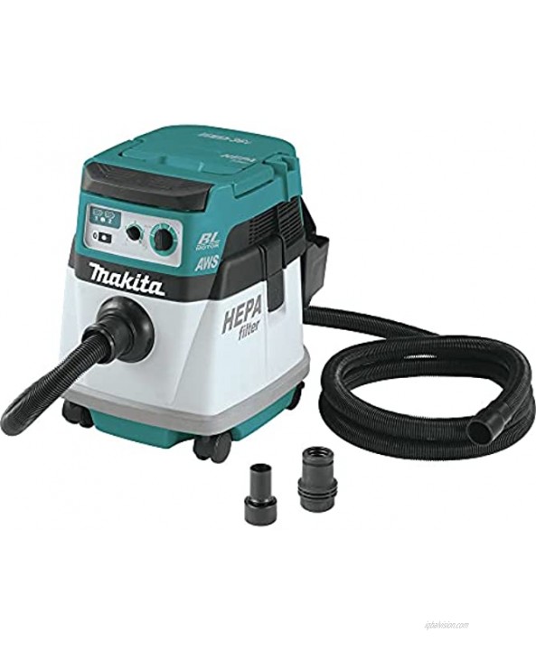 Makita XCV16ZX 18V X2 LXT 36V Lithium-Ion Brushless 4 Gal. HEPA Filter AWS Dry Dust Extractor Tool Only