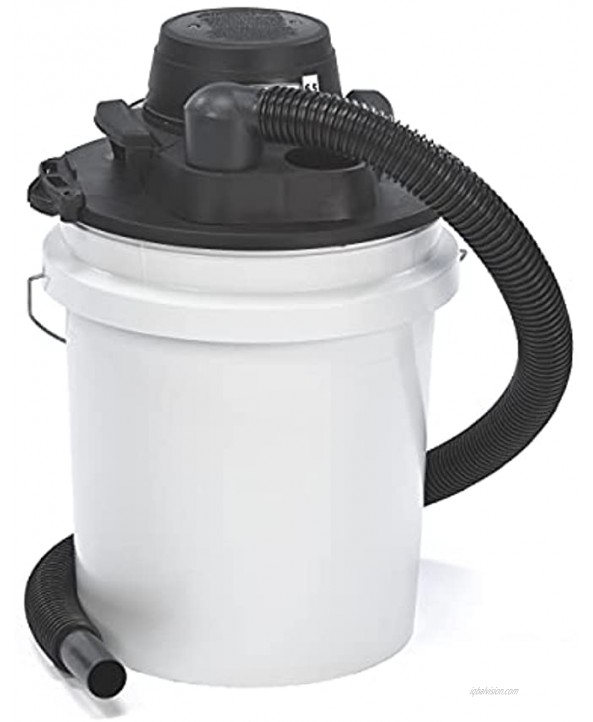 Shop-Vac 6004500 Wet Dry Vac Conversion Kit Lid Mount for a 5 gal. Bucket 1-1 4 in. x 4 ft. Hose 60 CFM 1-Kit