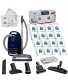 Miele Complete C3 Marin Canister HEPA Canister Vacuum Cleaner with SEB236 Powerhead Bundle Includes Performance Pack 16 Type GN AirClean Genuine FilterBags + Genuine AH50 HEPA Filter
