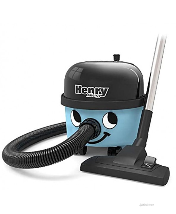Numatic NaceCare Henry Allergy Canister Vacuum-1.6 Gallon Capacity with Allergy Easing Hepa-Filtration and AST9 Professional Accessory kit Blue