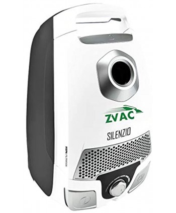 ZVac Canister Vacuum Cleaner Johnny Vac Silenzio HEPA Filtration 3 L Tank Capacity 1400 W Powerful Quiet Motor with 6.5 FT Hose & Telescopic Wand 10" Turbo Air Nozzle Bagged Vacuum Cleaner
