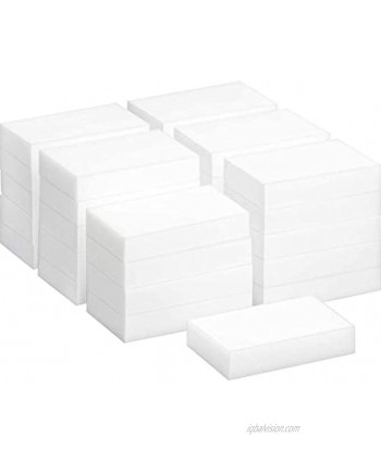 100 PCS Klickpick Home Magic Cleaning Sponge in Bulk White Sponges Melamine Foam Cleaning Pad Eraser Sponge for All Surface – Bathroom Kitchen Floor Baseboard Wall Cleaner