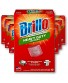 Brillo | Heavy Duty | Steel Wool Soap Pads | 2X Tougher | Original Scent Red | 6 Pack 10ct