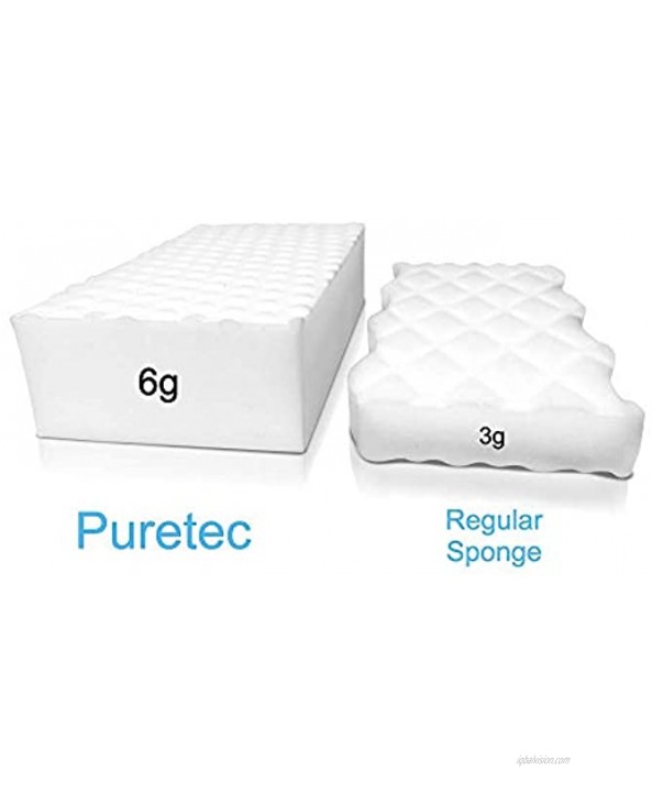 Puretec Extra Dense Magic Cleaning Eraser Sponges 10 Pack