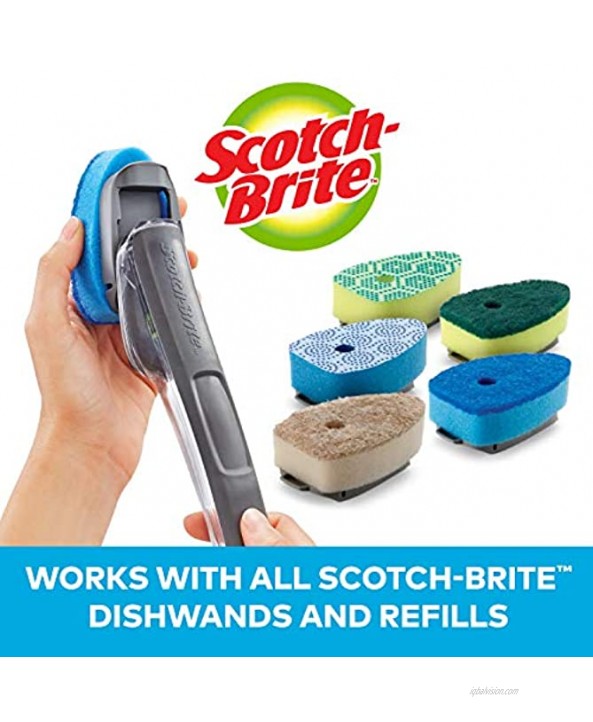 Scotch-Brite Non-Scratch Dishwand Keeps Hands out of the Mess Pack of 1