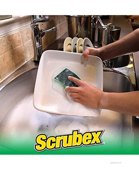 Scrubex Heavy Duty Odor Resistant Scrubber Sponge 12 Count