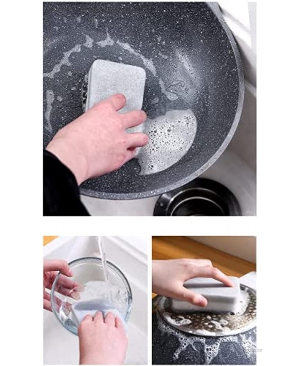 Sponges for Dishes Kitchen Sponge Scrub Sponges for Cleaning Non-Scratch Dish Scrubber Sponge for Household Cleaning Cookware 5pcs
