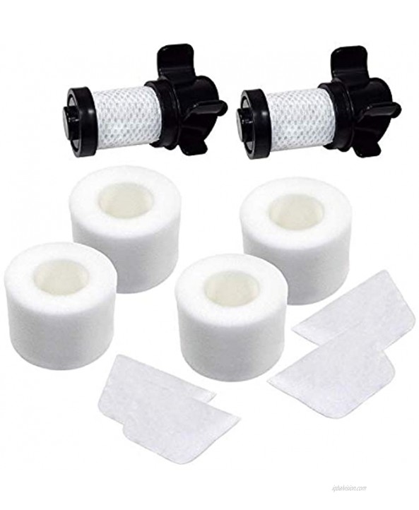 2 + 4 Pack Filters Compatible with Shark ION Flex X30 X40 F60 F80 IF200 IF201 IF202 IF205 IF251 IF252 IF281 IF282 IF285 UF280 IC205 IR70 IR100 IR101 Replace XPREMF100 XPSTMF100