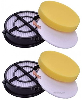 2Pack 16871 Filters for Bissell Pet Hair Eraser Febreze Upright Vacuum Cleaners Replacements Filter Model 1650 Series 1650A 1650C 16501 16502 1650P 1650R 1650W Part 1608861 1608860 160-8861 & 160-8860