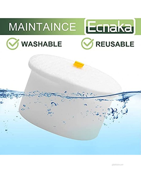 Ecnaka Replacement Filters for Shark Rotator & DuoClean Powered Lift-Away Speed Upright Vacuum NV680 NV681 NV681C NV682 NV682Q NV683,NV800W NV800 NV800C NV801 NV801Q NV803 UV810 UV810BRN,Compares to # XFF680 & XHF680