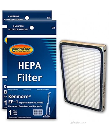 EnviroCare Replacement Kenmore Vacuums Using The EF-1 2 Filters White